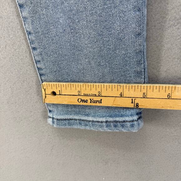 Evereve Jeans Women's 24 (0) Light Blue High Rise Fit Ever Straight Skinny Leg - Picture 14 of 14